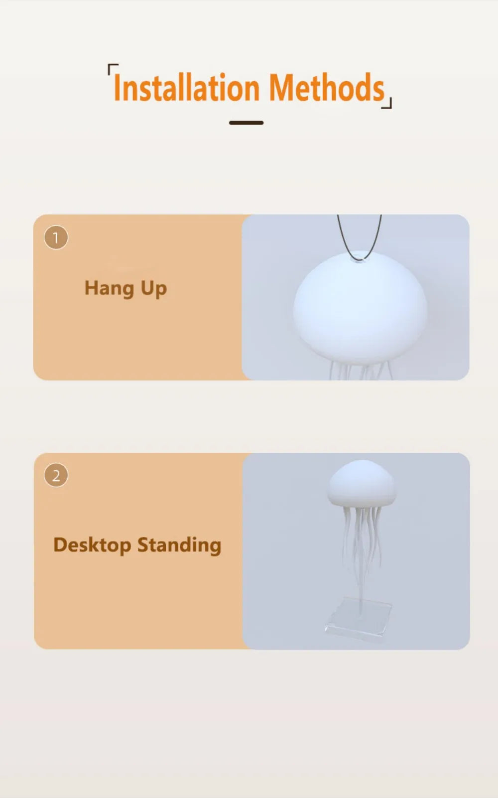 Jellyfish Cartoon Nihgt Light RGB Voice Control Jellyfish Bedside Lamp Type-C LED Night Lamp Upgraded Bluetooth Humidifier Model