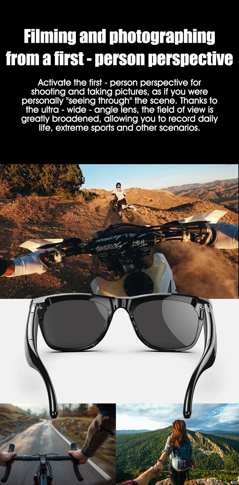XIAOMI MIJIA 6K HD AI Smart Glasses Chat 260Mah Battery Voice Assistant Control GPT 100MP Camera Bluetooth Call  Smart Glasses
