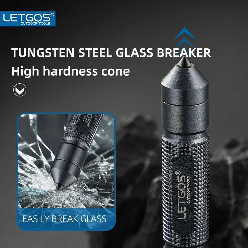LETGOS Multi High Frequency Survival Whistle  outdoor Lifesaving emergency gear camping hiking rescue tactical glass breaker