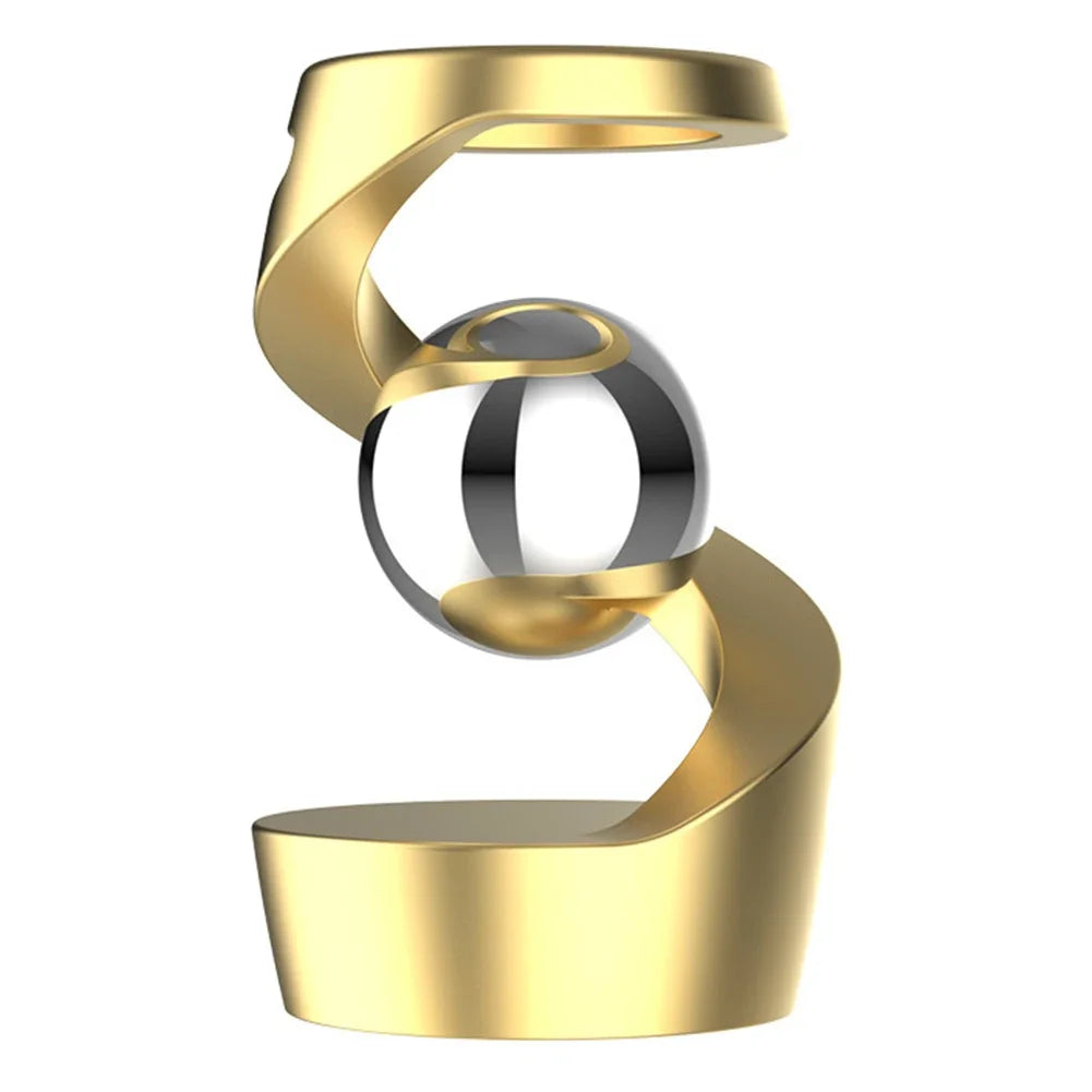 Gravity Defying Kinetic Desk Toy Levitating Desk Toy Fidget Spinners Kinetic Spinning Desk Toys for Office Desk Decor for Adults