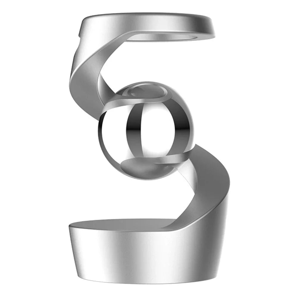 Gravity Defying Kinetic Desk Toy Levitating Desk Toy Fidget Spinners Kinetic Spinning Desk Toys for Office Desk Decor for Adults