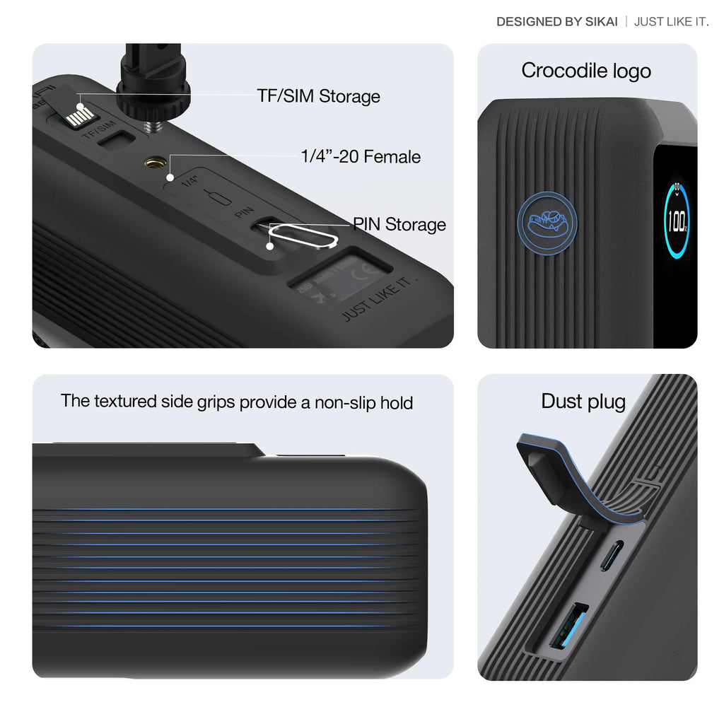 Sikai Eco-Friendly Silicone Portable Charger Case for Anker zolo 2in1 165W PowerBank Shockproof Cover Compatible with Anker zolo
