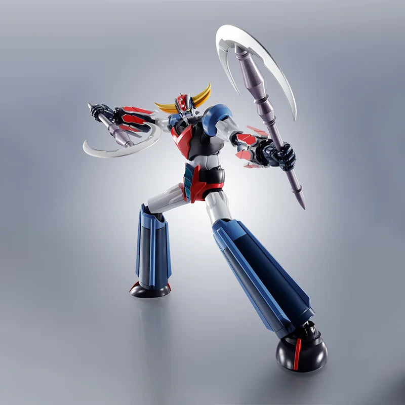 100%Original in Stock Bandai CHOGOKIN GRENDIZER & SPAZER UFO SET 1975 Replica ROBOT NUMBER 329 Anime Character Model Collection