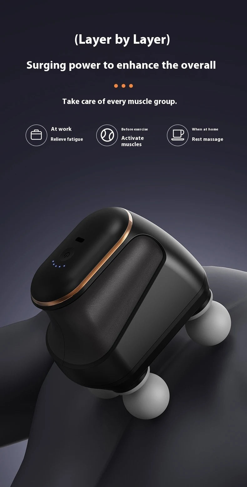 Handheld massager Deep Tissue Body Massage Muscle Massager Tool for Easing Shoulder Back TensionChiropractic Myofascial Release