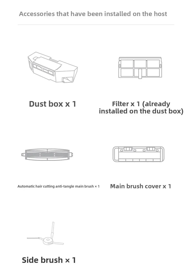 Xiaomi Mi Home Robotic Vacuum Cleaner M40,M40S with Mechanical Arm Sweeping and Mopping Intelligent Appliance