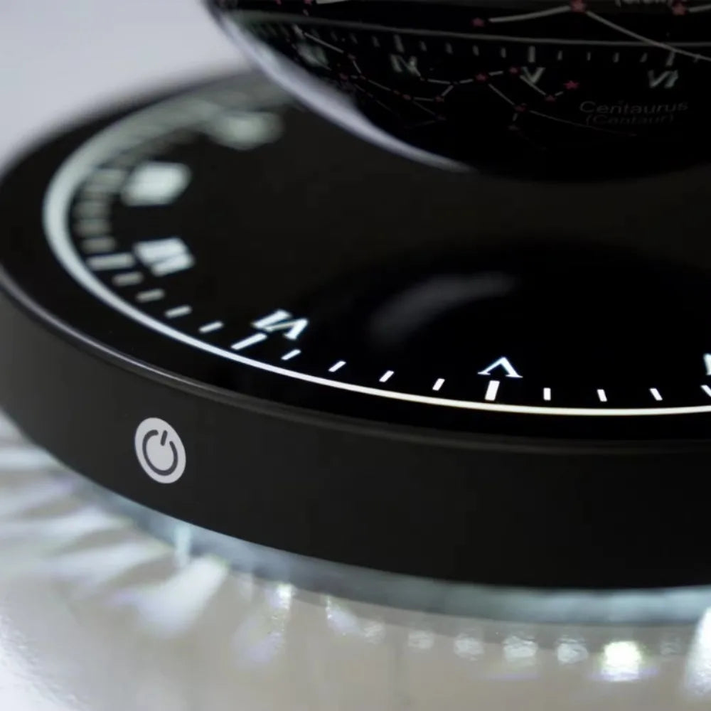 Magnetic Levitation LED Moon Lamp Auto-Rotating Globe Atmosphere Night Light for Bedroom Floating Home Office Decor Gift