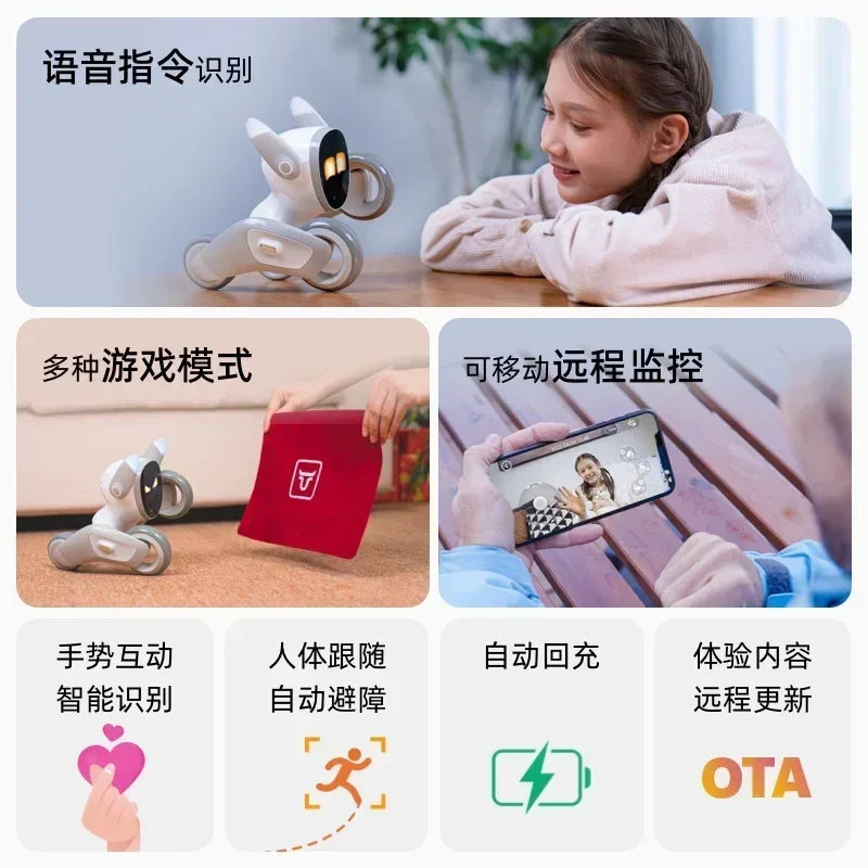 Loona Smart Robot Dog Cute Intelligent Emotional Robots Accompany Voice Machine Compatible Custom Monitor Electronic Toy Gifts