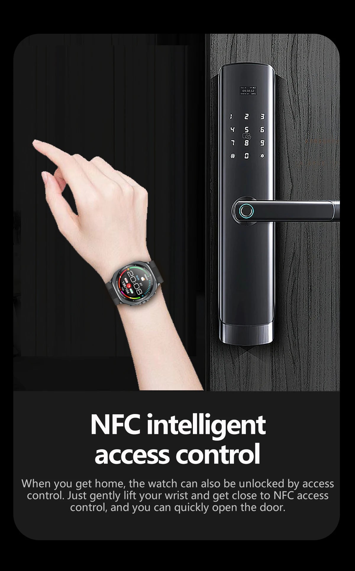 2025 For XIAOMI IOS New Air Pump Airbag Accurate Measure ECG NFC Smart Watch Blood Pressure Men Women