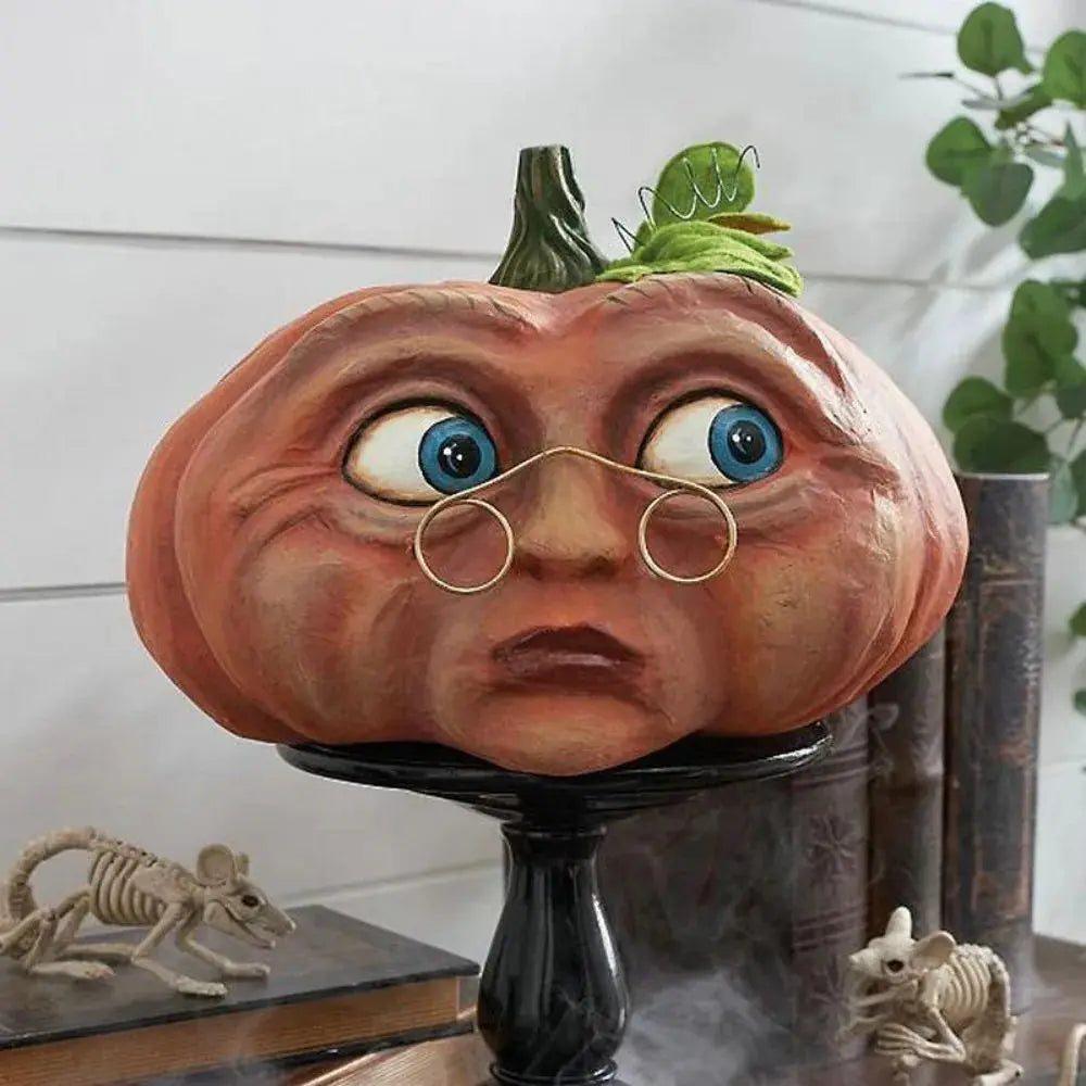 Halloween Atmosphere Outdoor Decoration Props Ghost Party Mutated Pumpkin Head Courtyard Decorationindoor Garden Accessories