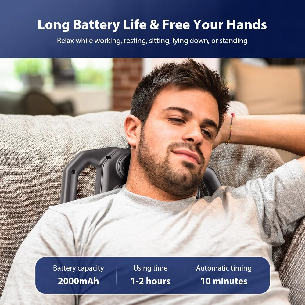 Six-head Fascia Gun High Frequency Vibration Waist Shoulder Back Leg Deep Tissue Body Massage Machine