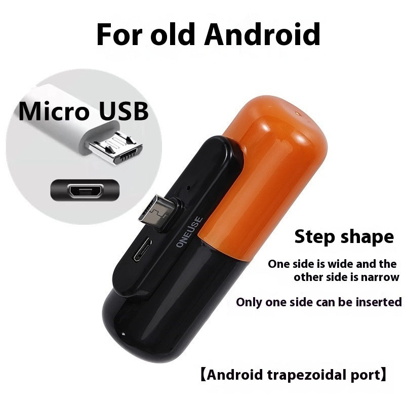 Capsule Android Portable Fast Charge Power Bank