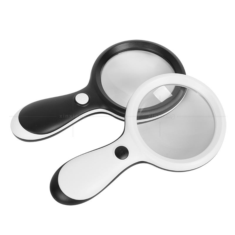 Large Mirror Handheld 10 Times HD Reading Magnifying Glass