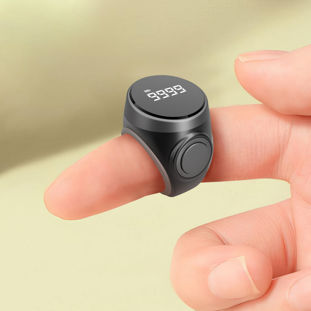Finger Tally Counter Button Large Screen Display Electronic Manual Ring